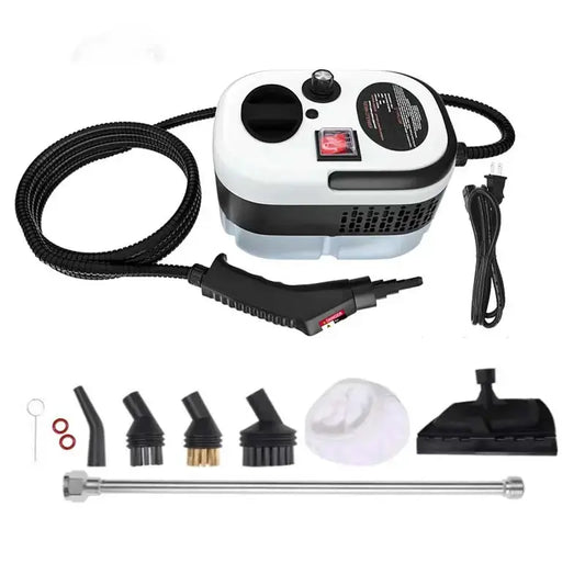 Portable Handheld Steam Cleaner with 10Accessories, Adjustable Levels, Fast Heat-Up Steamer for Kitchen,Bathroom, Tile & Car Cleaning